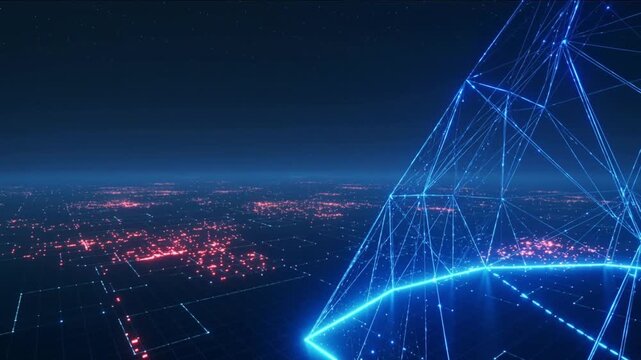 A futuristic abstract visual representing the essence of interconnected data flow. ..Created with Generative AI, not depicting real subjects.