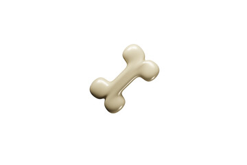 dog bone on white background