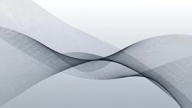 Elegant grey wave pattern on a soft gradient background
