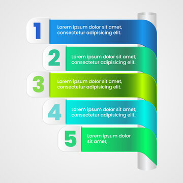 stacked bar board for infographic design needs
