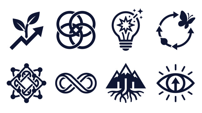 Black icons on white background.