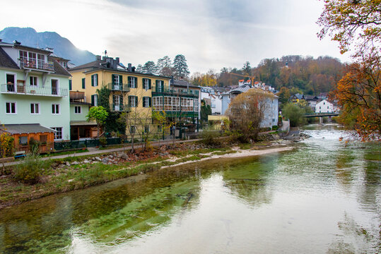 Traun River in Bad Ischl - Austria