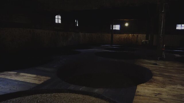 Traditional Wooden Barrel Brewing of Soy Sauce in Yuasa, the Birthplace of Japanese Soy Sauce, Wakayama, Japan　日本遺産・醬油醸造発祥の地 湯浅の伝統的な醤油造り「樽で醸造」和歌山県湯浅町