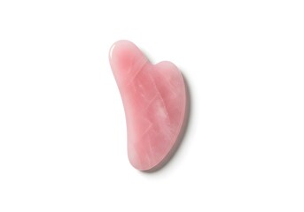 Fototapeta premium Gua sha stone isolated on white background. 