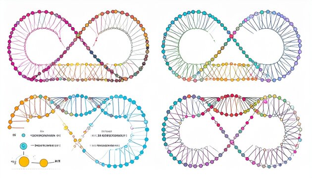 Infinity Symbol Variations - A Colorful Exploration of Mathematical Concepts.