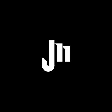 Modern JM monogram logo with bold geometric shapes and minimalist styling, creating a sleek, professional, and futuristic visual identity on a dark background.