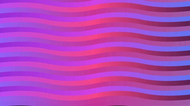 Flowing silk wave ribbons undulating in neon violet crimson and cobalt triple gradients with electric shifting on dark purple canvas