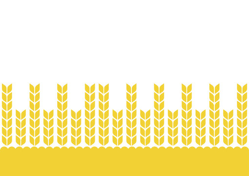 Wheat pattern wallpaper. oat symbol. free space for text. rice sign. Rice pattern wallpaper.