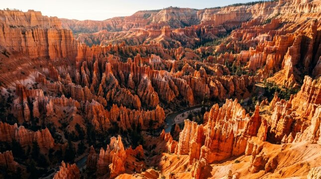Bryce Canyon National Park hoodoos at sunset