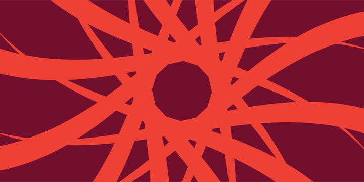 Retro Swirl Background - Hypnotic reed and orange Twirl