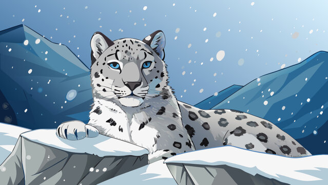 wolf in the snow