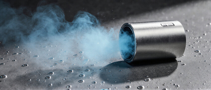 Wide Cooling Silver Coil Trace on Cool Stone Email Header