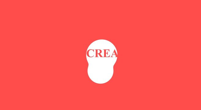 Stay creative animated typography motion on red animation background