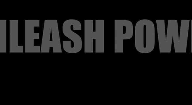 Unleash power bold typography motion for dynamic presentations animation