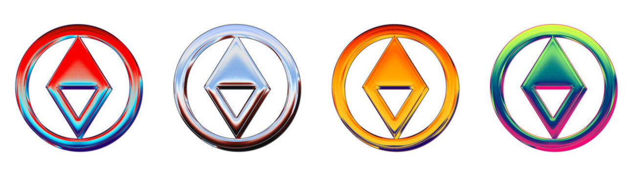 3D icon bundle plastic style - compass north. Gps & navigation icon collection and design. High quality render design. High resolution 3D artwork. Stylized vector icon collection.