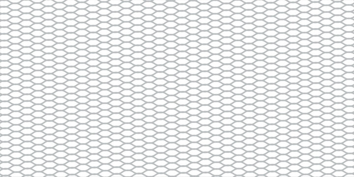 Fishing net seamless pattern. Mosquito protection flying insect plastic net. Football gates mesh texture. Basketball hoop pattern. Chain link fence. Vector illustration on white background. modern