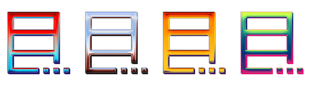 Modern 3D glass icon collection - database options 1. Database operations icon collection and design. Premium rendered design. Premium quality render design.