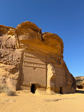 Jabal Al-Ahmar (Red Mountain), Hegra, AlUla, Saudi Arabia