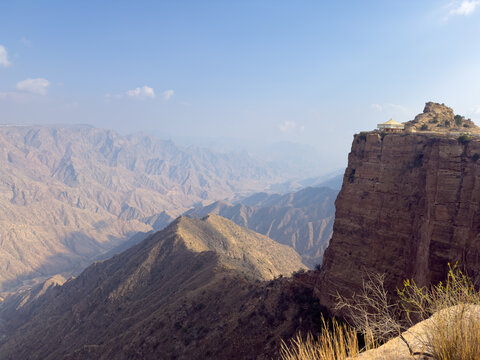 Al Habala Hanging Village Canyon, Asir Region, Saudi Arabia