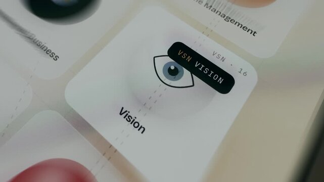 Human eye icon for Vision concept