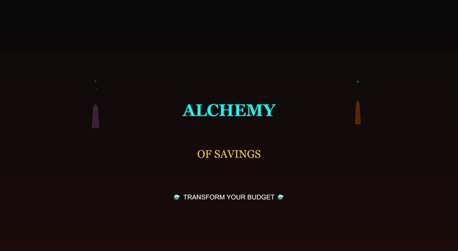 Alchemy of savings: transform your budget financial growth animation
