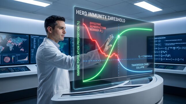 Epidemiologist Studying Herd Immunity Threshold