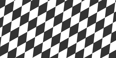 Obraz premium WebHarlequin seamless pattern. Geometric background with with black and white rhombus. Circus or masquerade ornament. Vector flat illustration.Eps10