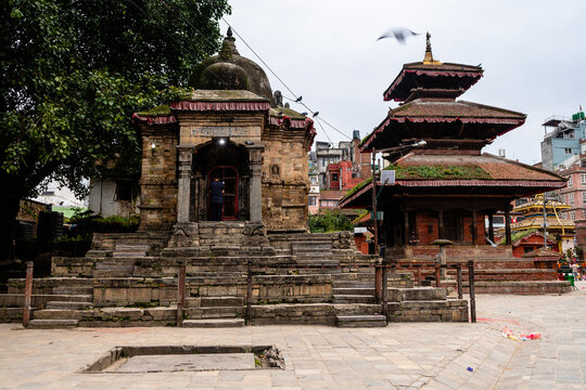 views of durbar square in kathmandu, nepal