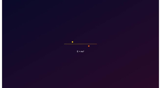 Physics einstein equation e=mc2 motion animation background