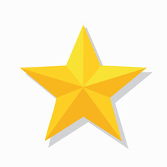 Obraz premium Golden Star Icon