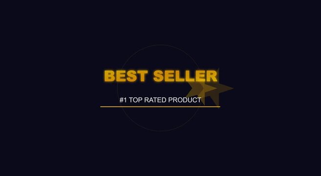 Seller #1 product motion animated badge overlay animation