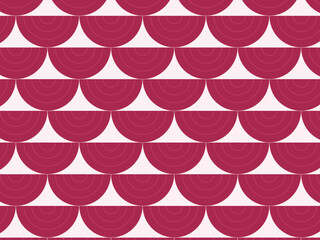 Japanese Auspicious Wave Seigaiha Pattern Elegant Design © iushakovsky