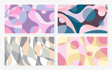 Obraz premium Colorful art background with simple doodle style