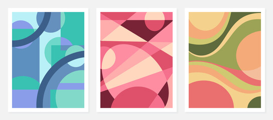 Fototapeta premium Colorful art background with simple doodle style
