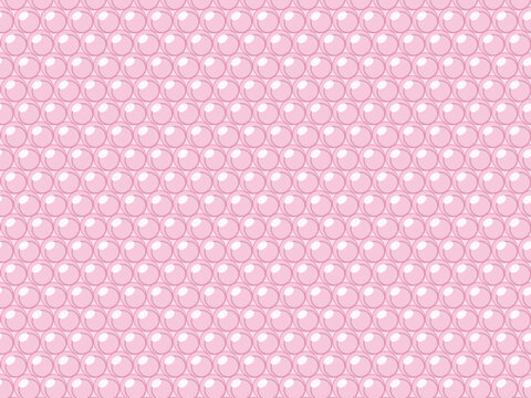Plastic Air Bubble Wrap Pattern Glossy Texture Design