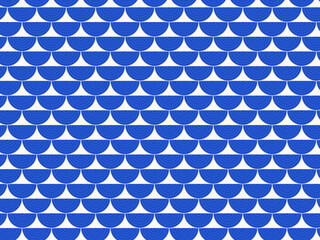 Overlapping Fan Scale Seigaiha Japanese Pattern Design © iushakovsky