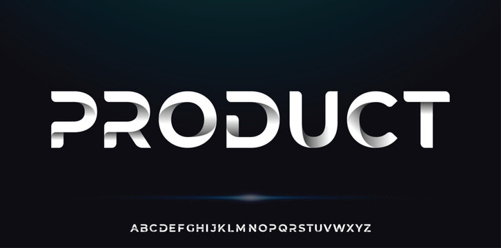 Creative Design vector Font of twisted Ribbon for Title, Header, Lettering, Logo. Funny Entertainment Active Sport Technology areas Typeface. Colorful Letters and Numbers.
