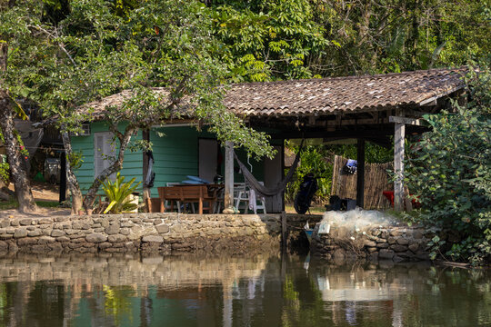 Traditional Fisherman&rsquo;s House by the Water in Brazil