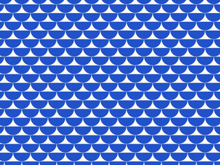 Japanese Auspicious Wave Seigaiha Pattern Elegant Design © iushakovsky