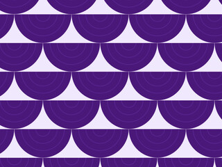 Seigaiha Scale Fan Pattern Japanese Traditional Background © iushakovsky