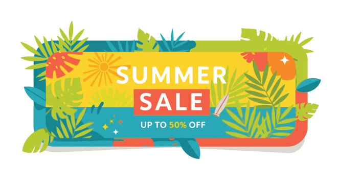 Summer sale discount sign board 4.