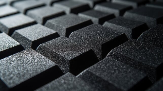 Abstract macro view of a computer keyboard keys texture