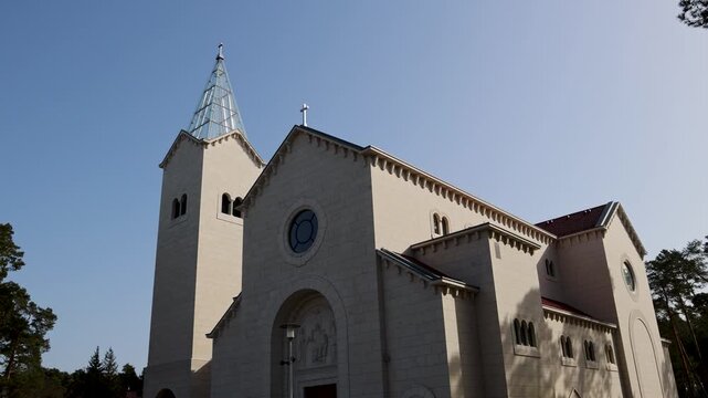 Exterior of New church in Sanctuary of Our Lady of Loretto in Loretto village, Wyszkow County in Poland