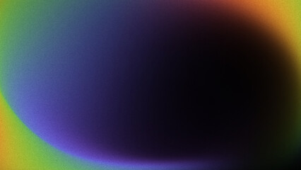 Obraz premium Grainy full rainbow mesh pride background on black showing a rich noise spectrum