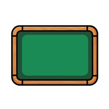 Green felt pool table top surface.
