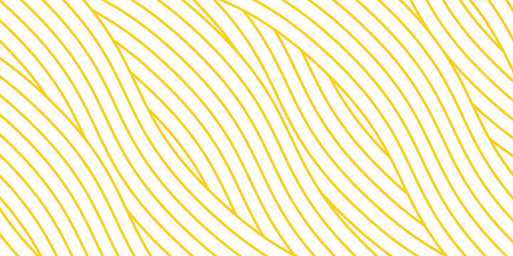 Texture of yellow instant noodles  pasta and spaghetti with geometric wavy lines.