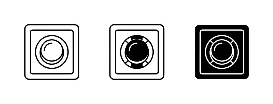 Condom Icons, Safe Sex Symbols, Health Protection Vector Graphics