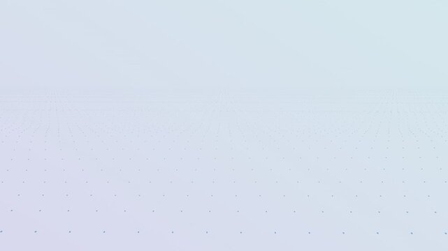 Abstract Minimalist Background with Moving Grid of Dots on Light Gradient Surface Seamless Loop Motion Graphic