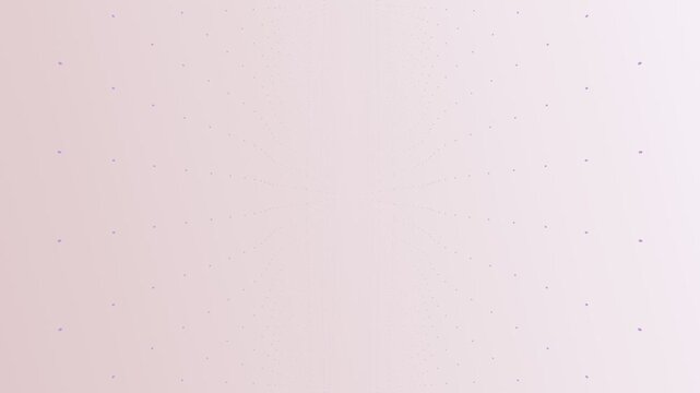 Abstract Minimalist Background with Fading Perspective Grid of Dots Seamless Loop Motion Graphic for Digital Technology Presentations
