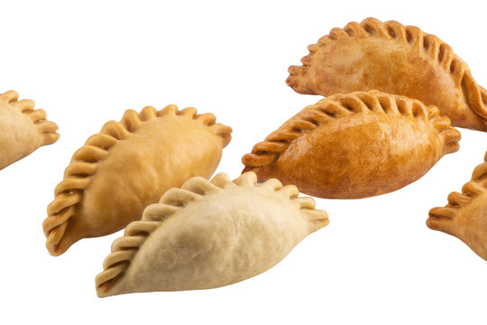 golden brown fried puli pitha traditional dumplings isolated on transparent background